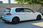 Maxton rear diffuser and rear side splitters for VW Golf MK7 GTI