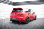 Maxton rear diffuser and rear side splitters for VW Golf VI GTI / 35TH