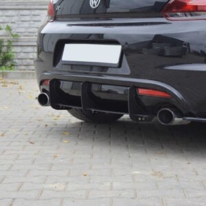 Maxton stražnji difuzor i stražnji bočni difuzori za VW Scirocco R