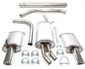 Duplex catback (nehrđajući čelik) TA Technix za Audi A4 (B6/B7) 2001-2004