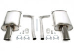 TA Technix duplex sports rear silencer for Audi A4 Quattro (B6/B7) 2001-2004