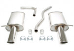 TA Technix duplex sports rear silencer for Audi A4 (B6/B7) 2005-2008 — Motorsport only