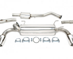 Duplex catback (nehrđajući čelik) TA Technix za Mazda MX-5 II (NB) 1998-2005 — Motorsport only