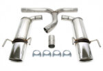 TA Technix duplex sports rear silencer (stainless steel) for Opel Insignia A (G09) 2008-2013
