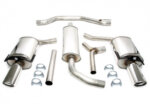 TA Technix duplex cat-back (stainless steel) for Saab 9-3 (YS3F) 2003- — Motorsport only