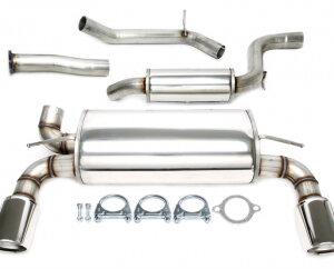 Duplex catback (nehrđajući čelik) TA Technix za Volvo C30 (533) 2009-2012 — Motorsport only