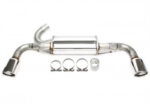 TA Technix duplex sports rear silencer (stainless steel) for Volvo S60 II / V60 (134) 2010