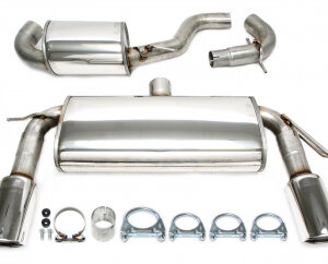 Duplex catback (nehrđajući čelik) TA Technix za Seat Leon (1P1) 2005-2012
