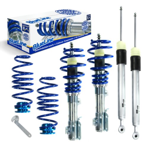 JOM BlueLine coilovers for Mazda 2 DE (2. gen.)