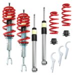 JOM Redline podesivi ovjes za Audi A4 B6 i B7 (8e) 1.6, 1.8T, 2.0, 2.0 FSI, 2.4, 3.0, 1.9TDI, 2.5TDI, außer Fahrzeuge s nivelacijsko regulaciju, pogon na sva četiri kotača oder Sport-Paket