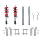 JOM Redline podesivi ovjes za VW Caddy 3 (2KA/2KB) 1.2, 1.6, 2.0, 2.0SDi, 1.6TDi, 1.9TDi od godine proizvodnje 2004, osim modela s DSG-om i pogonom na sva četiri kotača