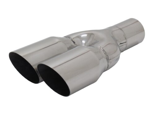Exhaust tips - 2x76 mm MS Design (stainless steel)