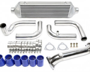 TA Technix intercooler kit + downpipe for Audi A4 / A6 / Passat (B5) 1994-2005 — Motorsport only