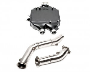 TA Technix intercooler kit + downpipe for BMW 3er Serie M3, 4er Serie M3 (F30/F31/F34/F80) 2014-2019 — Motorsport only