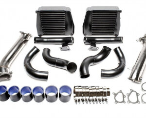TA Technix intercooler kit + downpipe for Nissan GT-R (R35) 2009-2013 — Motorsport only