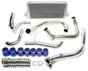 TA Technix intercooler kit + downpipe for Subaru Impreza (GD/GG) 2001-2007 — Motorsport only