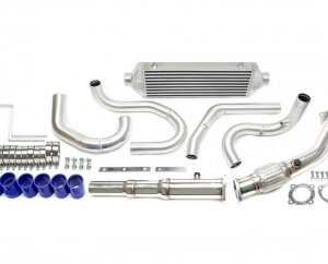 TA Technix intercooler kit + downpipe for Audi A3, Leon, Toledo, Octavia I, Golf IV , Bora (8L) 1997-2006 — Motorsport only