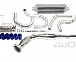TA Technix intercooler kit + downpipe for Audi A3, Leon, Toledo, Octavia I, Golf IV , Bora (8L) 1997-2006 — Motorsport only