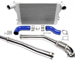 TA Technix intercooler kit + downpipe for Audi A3, TT, Leon, Octavia, Superb, Golf, Eos, Passat, Scirocco (8P) 2003-2017
