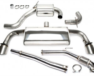 Duplex catback + downpipe (nehrđajući čelik) TA Technix za VW Golf VI (1K) 2008-2012