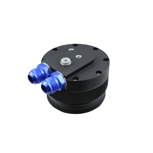 Oil filter adapter - BMW M52 M54 (2x AN10 outlets)
