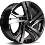 Carbonado Lens wheel 16" 7.0J 5x108 ET40 Black