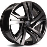 Carbonado Lens wheel 16" 7.0J 4x108 ET25 Black