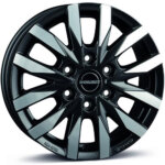 Borbet CW6 wheel 16" 6.5J 6x130 ET62 Black