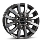 Borbet CW6 wheel 16" 6.5J 6x130 ET62 Graphite