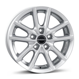 Felga Borbet W 15" 6.0J 5x108 ET43 Srebrna