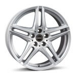 Borbet XR wheel 16" 6.5J 5x112 ET22 Silver