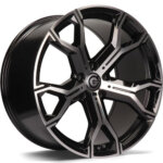 Carbonado Ring wheel 21" 9.5J 5x112 ET37 Black
