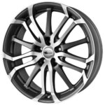 Brock B26 wheel 17" 7.5J 5x100 ET38 Graphite