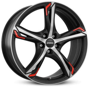 Felga Ronal R62 red 18" 7.5J 5x108 ET50 Crna