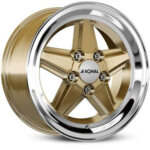 Ronal R9 wheel 15" 7.0J 5x112 ET23 Gold