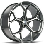 Felga Carbonado Fancy 21" 9.5J 5x112 ET25 Grafitna