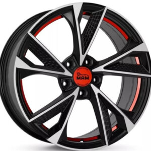 Felga MAM RS6 16" 7.0J 5x114,3 ET38 Crna