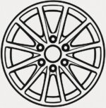 Diewe Wheels Predator wheel 19" 8.0J 5x112 ET43 Black