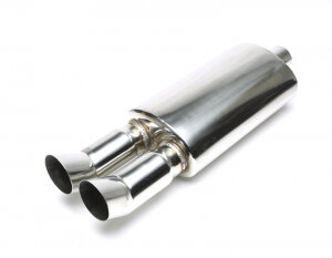 TA Technix universal silencer 76 mm — Motorsport only