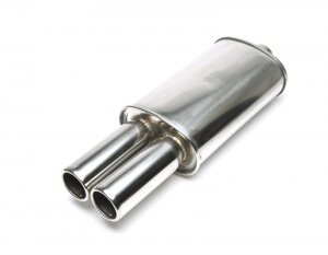 TA Technix universal silencer 76 mm — Motorsport only