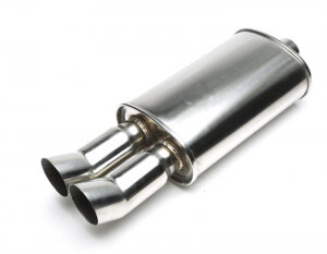 TA Technix universal silencer 76 mm — Motorsport only