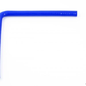 Silicone hose 90° long leg 0.5" (13 mm)