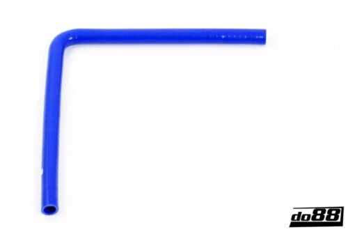 Silicone hose 90° long leg 0.5" (13 mm)