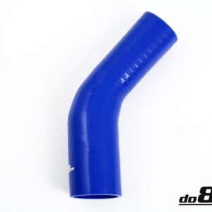 Silicone hose 45° 0,5 - 0.625" (13-16 mm)
