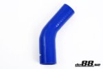 Silicone hose 45° 0,5 - 0.75" (13-19 mm)