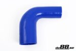 Silicone hose blue 90° 2,25 - 2.75" (57 - 70 mm)