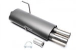 TA Technix sports rear silencer for Peugeot 206 Schrägheck (2_) 1998