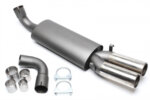 TA Technix sports rear silencer for Audi 80, 90, Coupe (B3) 1986-1996
