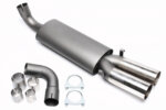 TA Technix sports rear silencer for Audi 80, 90, Coupe (B3) 1986-1996