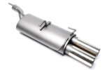 TA Technix sports rear silencer for Opel Astra F-CC, Kadett E-CC (T92) 1984-1998